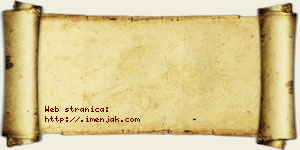 Jovana Beranović vizit kartica